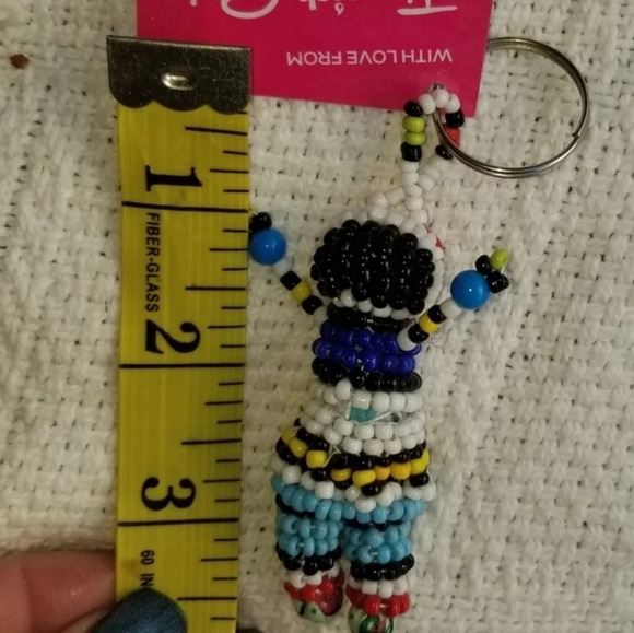 The Aisha Girls beadedl keychain NWY - Picture 3 of 3